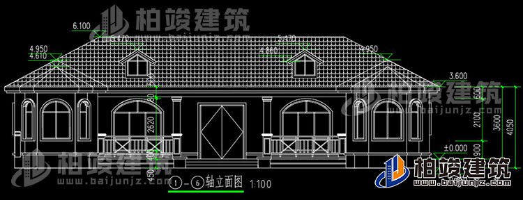 正立面图