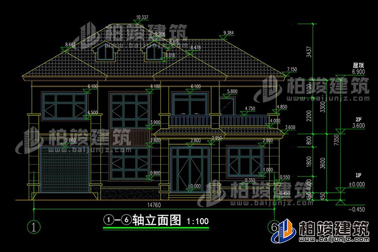 正立面图