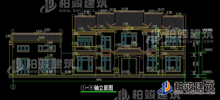 正立面图